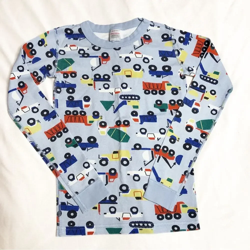 Hanna Andersson blue vehicle pajama top size 150 or US 12